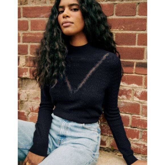 Sezane Anneli Jumper in Navy (XS) - Picture 1 of 6